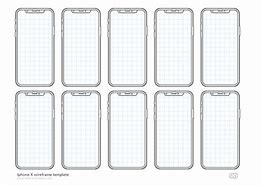 Image result for Blue iPhone X Wireframe