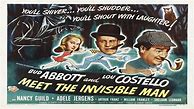 Image result for Abbott and Costello Meet the Invisible Man Movie Poster
