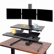 Image result for Standing Monitor Desk