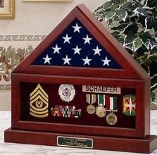 Image result for Military Funeral Flag Display Cases