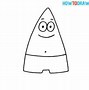 Image result for Patrick Star Drawing Easy