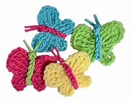 Image result for Crocheted Butterfly Clip Art Free