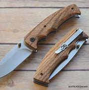 Image result for Wood Pocket Knives