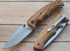 Image result for Wood Handle Pocket Knife