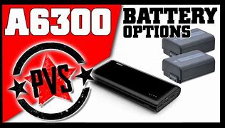 Image result for Sony A6300 BatteryType