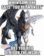 Image result for Angel and Demon Meme