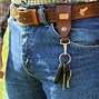 Image result for Leather Belt Key Chain Holder