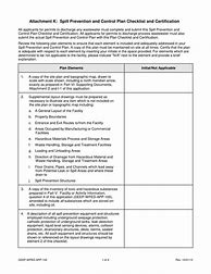 Image result for Spill Prevention Plan Template