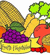 Image result for Cartoon Fresh Fruit and Vegetables in a Fry Pan