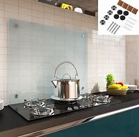 Image result for Frosted Tempered Glass Kitchen Surface Protector