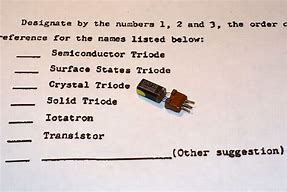 Image result for First Commercially Available Transistor by Sony
