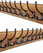 Image result for Wooden Wall Hanger Rack