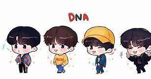 Image result for BTS DNA Cartoon