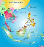 Image result for Map of Asia and Oceania