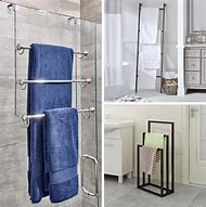 Image result for Towel Racks for Small Bathrooms