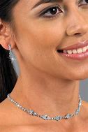 Image result for Rhinestone Crystal Necklace Set