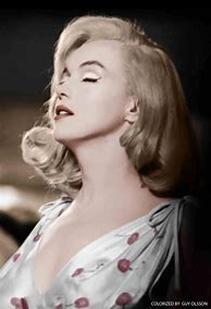 Image result for Marilyn Monroe Colorized