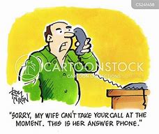 Image result for Not Answering the Phone Cartoon