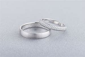 Image result for White Gold Next to Silver