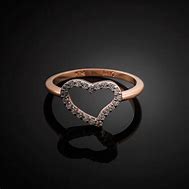 Image result for Rose Gold Heart Rings at Walmart