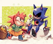 Image result for Metal Sonic the Hedgehog Amy