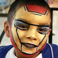 Image result for Iron Man Face Paint Easy