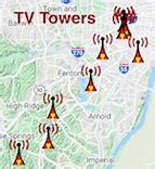 Image result for Digital TV Signal Map
