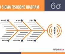 Image result for Six Sigma Fishbone Template Stickers