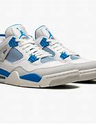 Image result for Jordan 4S Military Blue