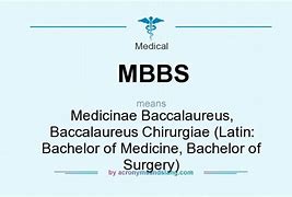 Image result for MBBS Meaning