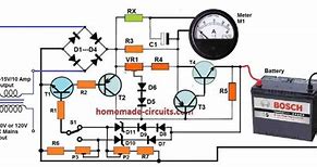 Image result for Car Battery Charger Circuit
