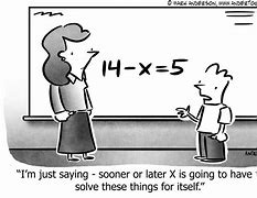 Image result for Funny Algebra Cartoon
