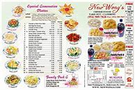 Image result for Chinese Food Minu