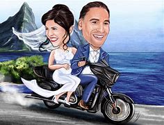 Image result for Couple On Harley Clip Art