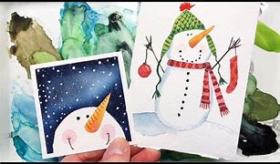 Image result for Watercolour Christmas Cards Lessons
