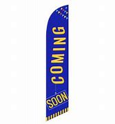 Image result for Coming Soon Feather Flag Pink