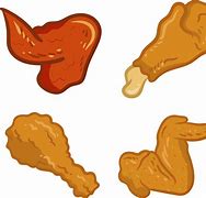 Image result for Fried Chicken Wings Clip Art