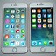 Image result for iphone 7 vs 5 size