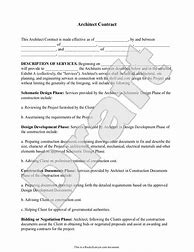 Image result for Architect Contract