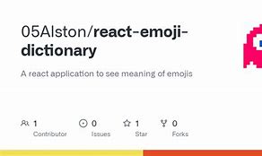 Image result for Emoji Dictionary with React