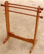 Image result for Standing Quilt Rack