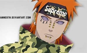 Image result for BAPE Supreme Pain Naruto