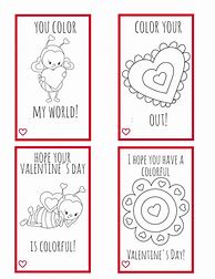 Image result for Preschool Valentine Card Template