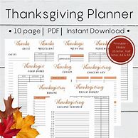 Image result for Thanksgiving Planner
