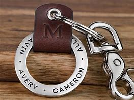 Image result for Metal Leather Keychain