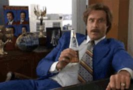Image result for Ron Burgundy Working Out