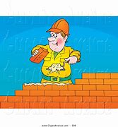 Image result for Building a Brick Wall Clip Art