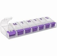 Image result for Push Button Pill Organizer