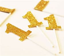 Image result for Gold Glitter Number Stickers