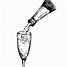 Image result for Champagne Bottle Black and White